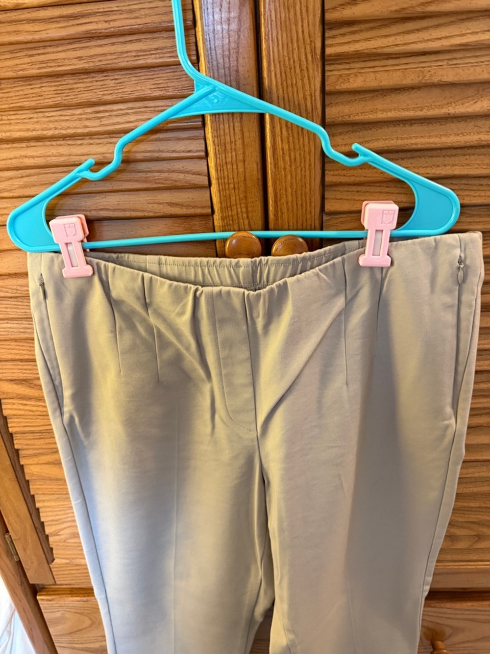 NWT 🌸 J Jill Classic Stretch Pull-On Pants - Khaki Size 14 - Picture 2 of 8